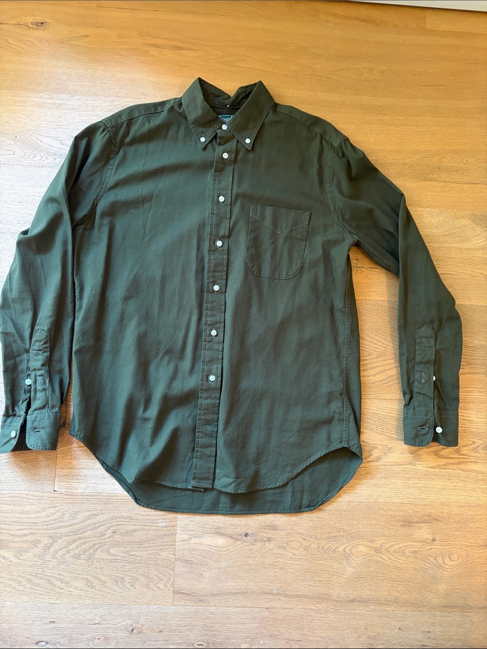 Gitman Brother’s Vintage, Classic Button-Down Men's Shirt - Olive Green